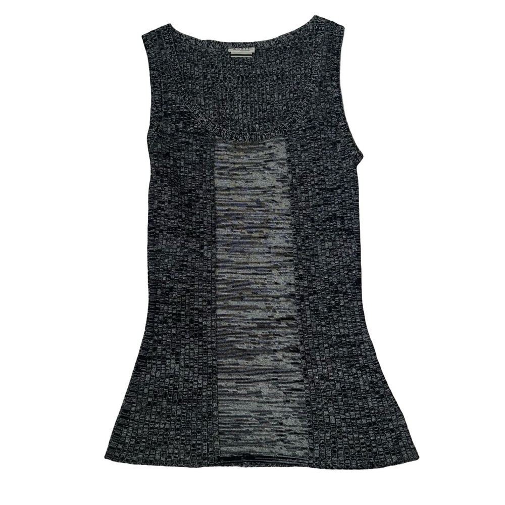 Akris Punto Black and Gray Tank Top